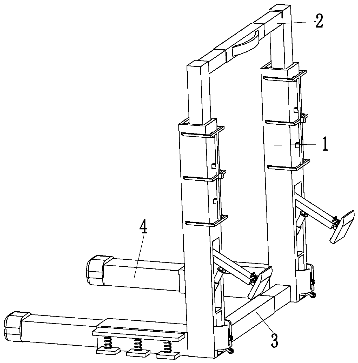 A flexible and convenient track and field hurdle