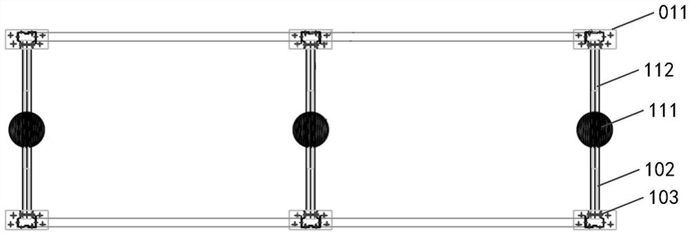 Damping device and method for goods shelf