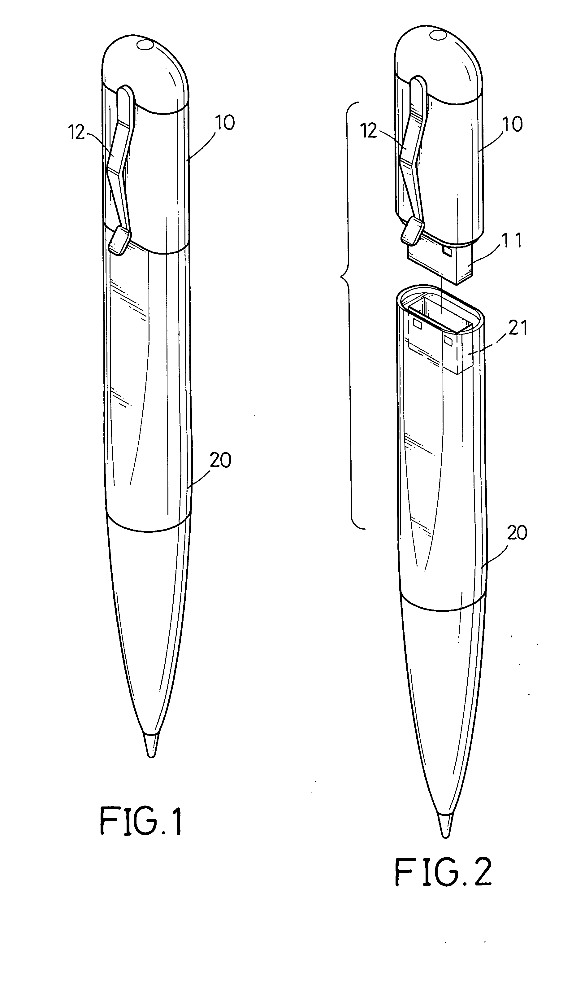 Writing instrument with a storage device