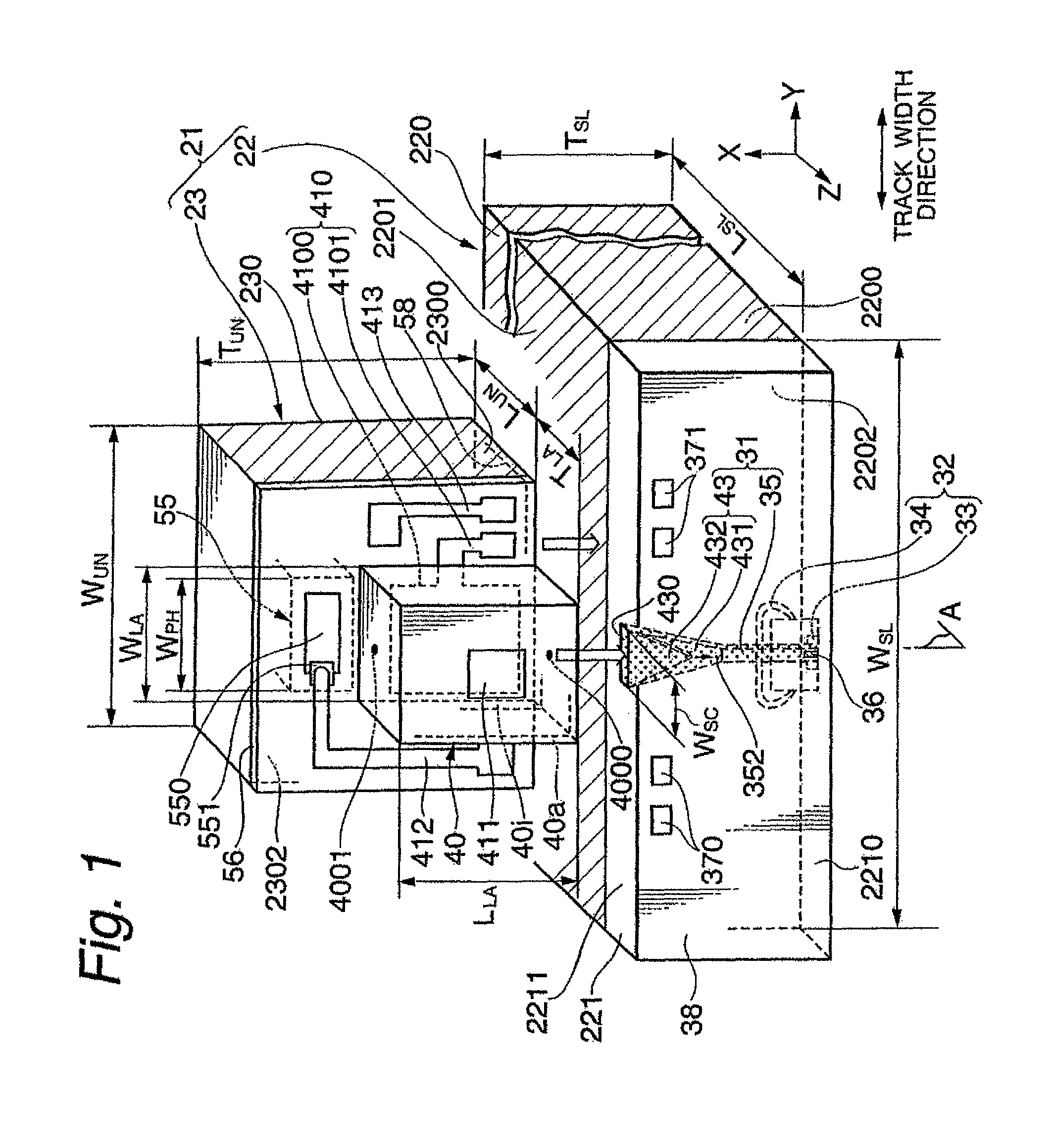 Thermal assisted magnetic recording head having integral mounted of photo-detector and laser diode