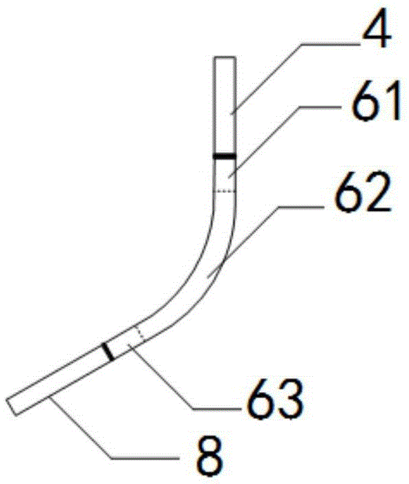 A conical bottom tank for oil sand treatment