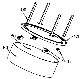 Pneumatic motor protective cover reinforcing device