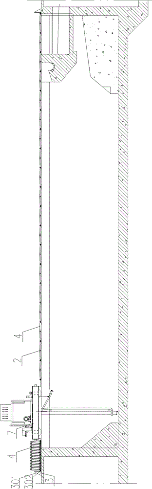 Telescopic covers of aeration sand settling tank and deodorization device