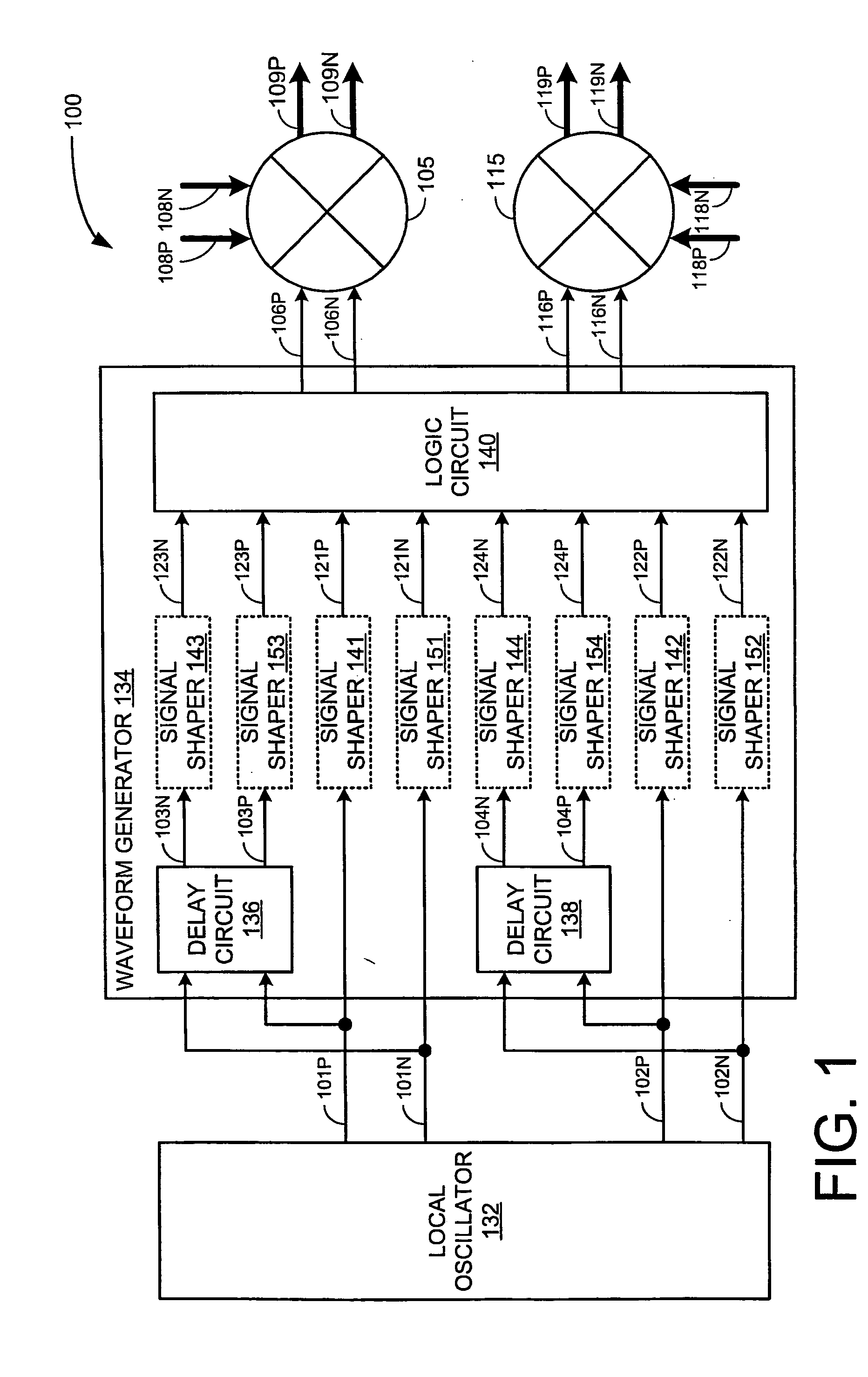 Integrated circuit and methods for third sub harmonic up conversion and down conversion of signals