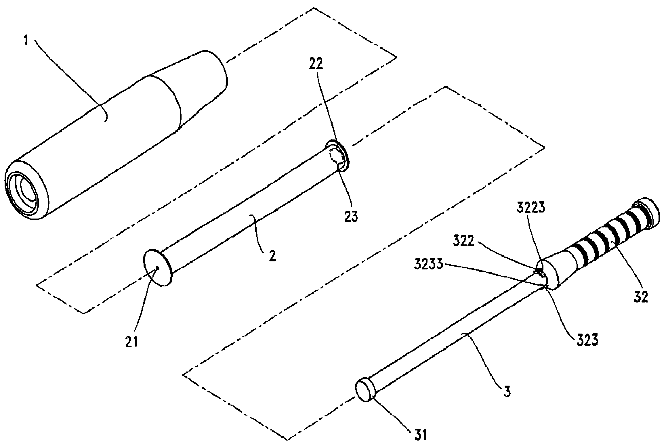 Rotatable water-spraying bat