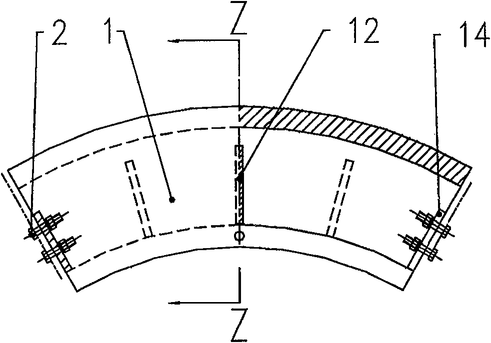 Coupling method of shunting disk for thermal state furnace slag process