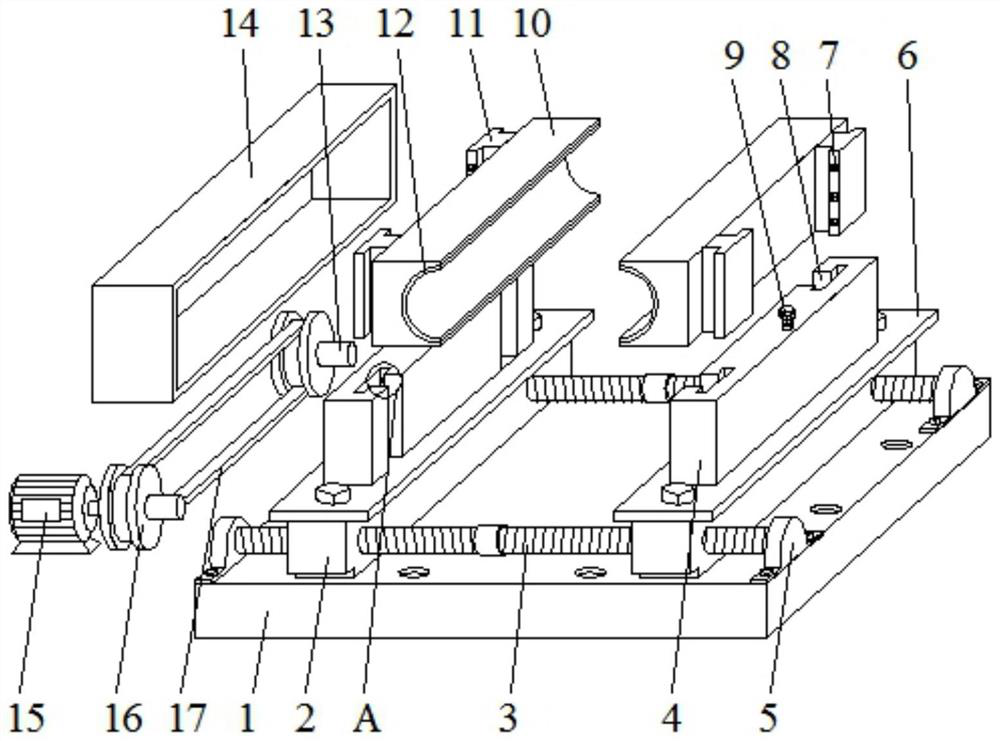 Clamping assembly for producing copper pipe