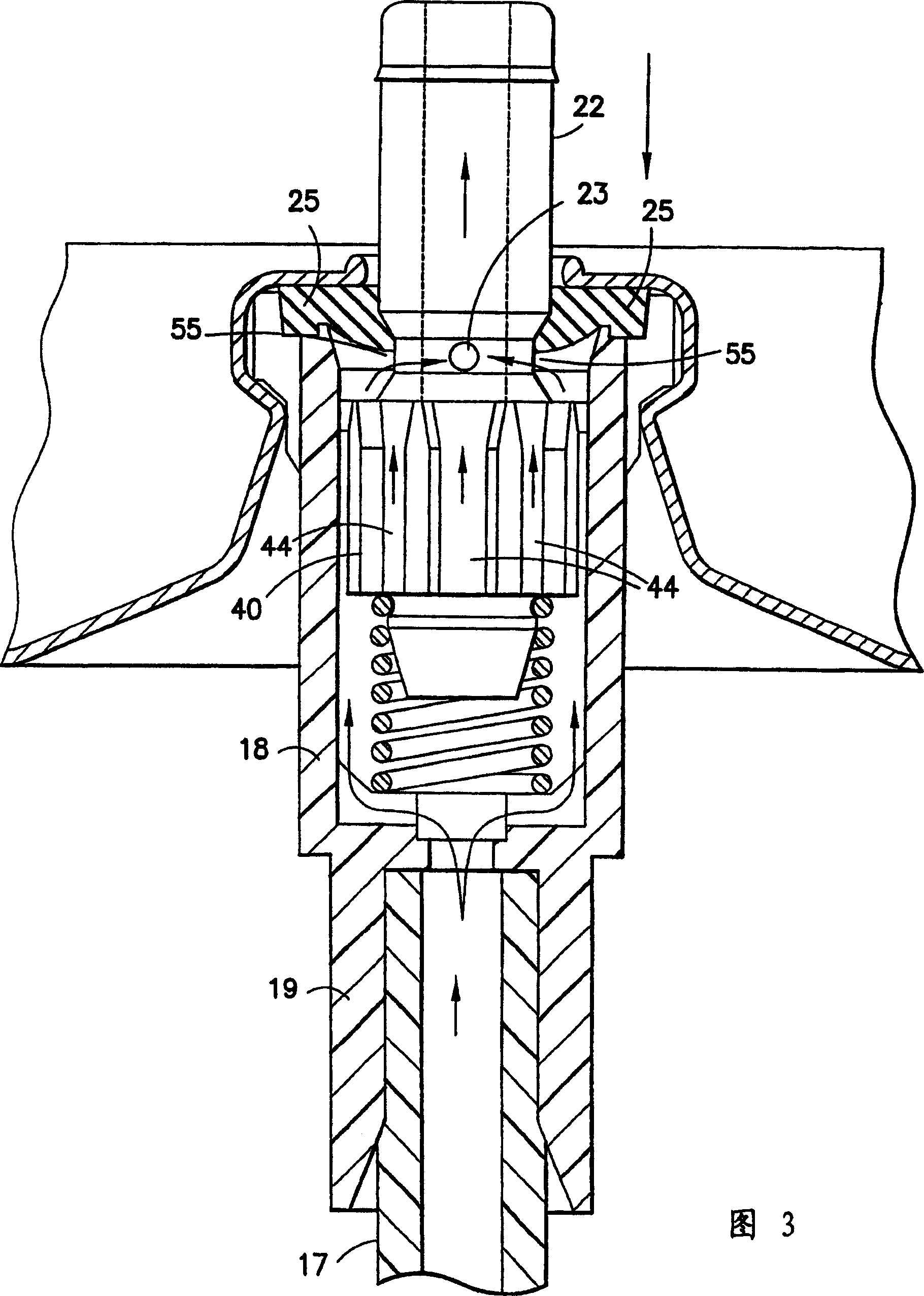 Aerosol powder valve