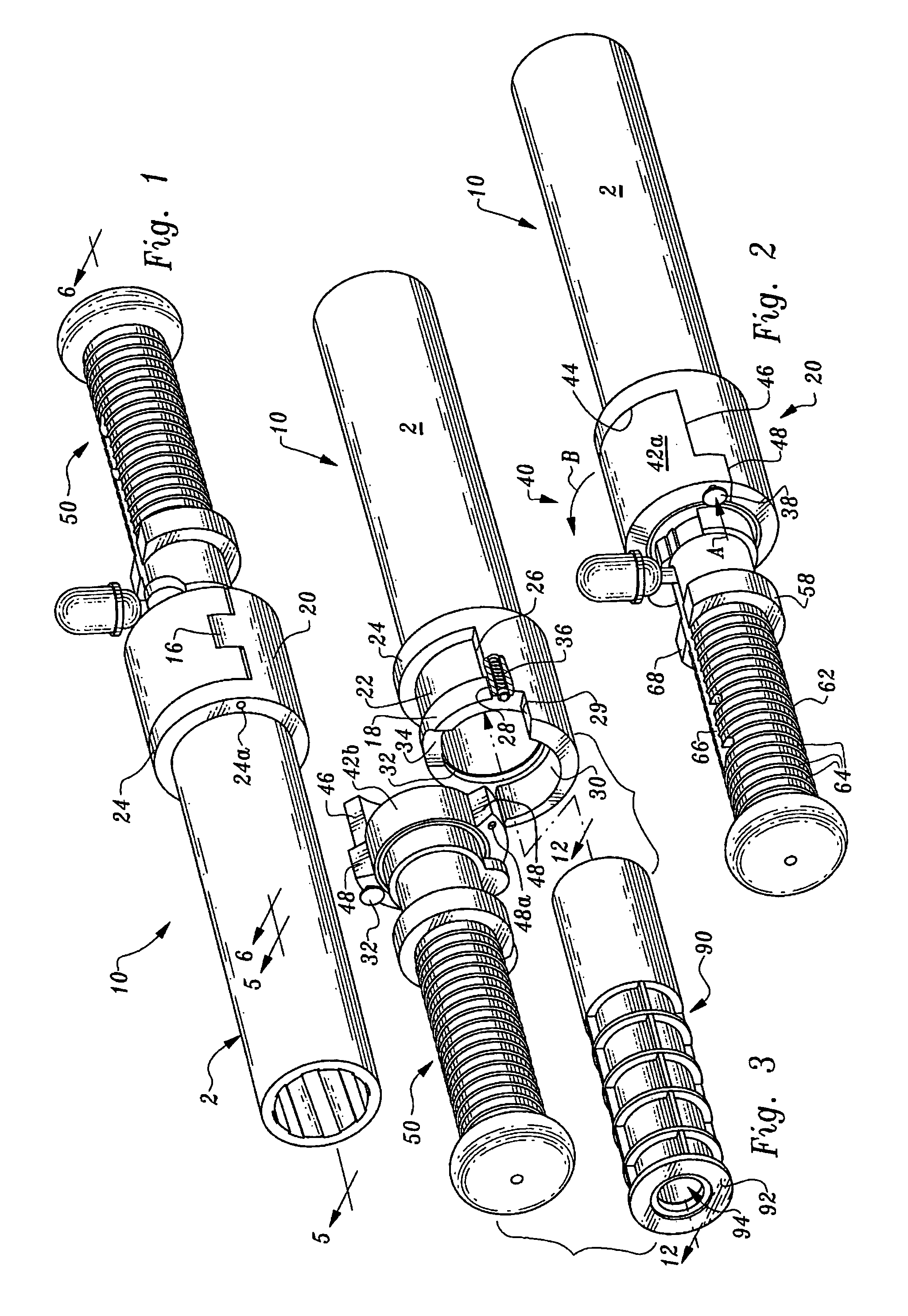 Handheld gas propelled missile launcher