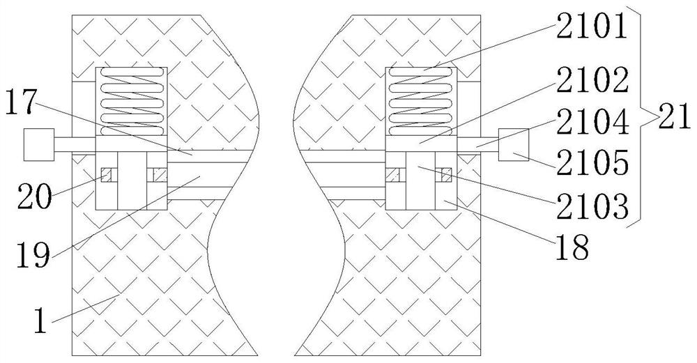 A protective mechanism of a restraint car for neurological care