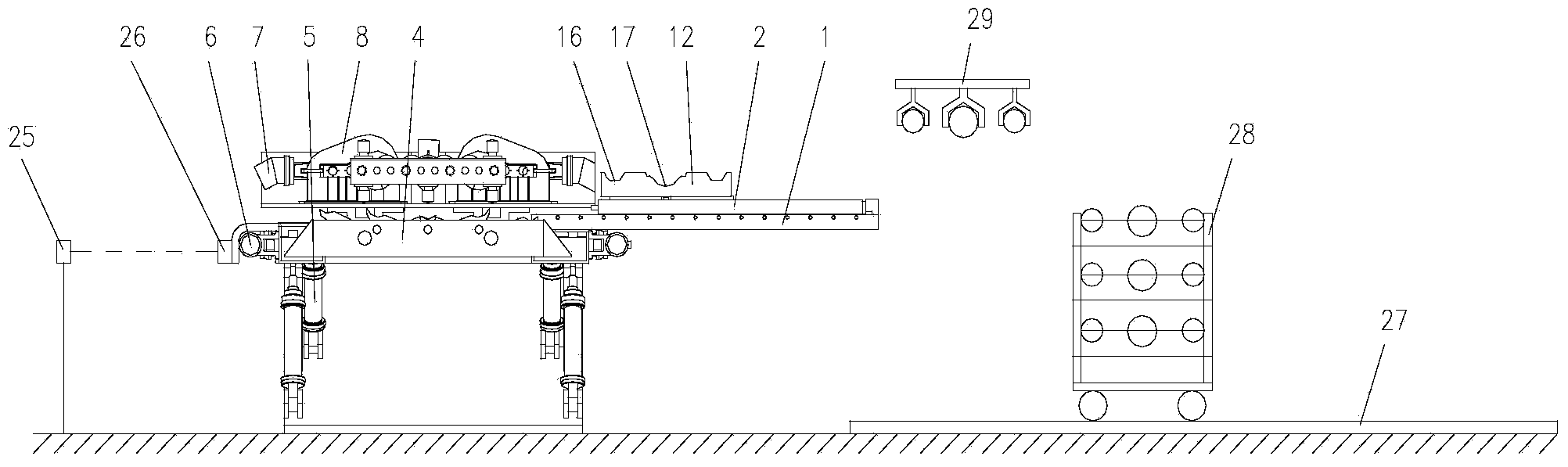 Coal mining system capable of automatically assembling and disassembling drill rod groups