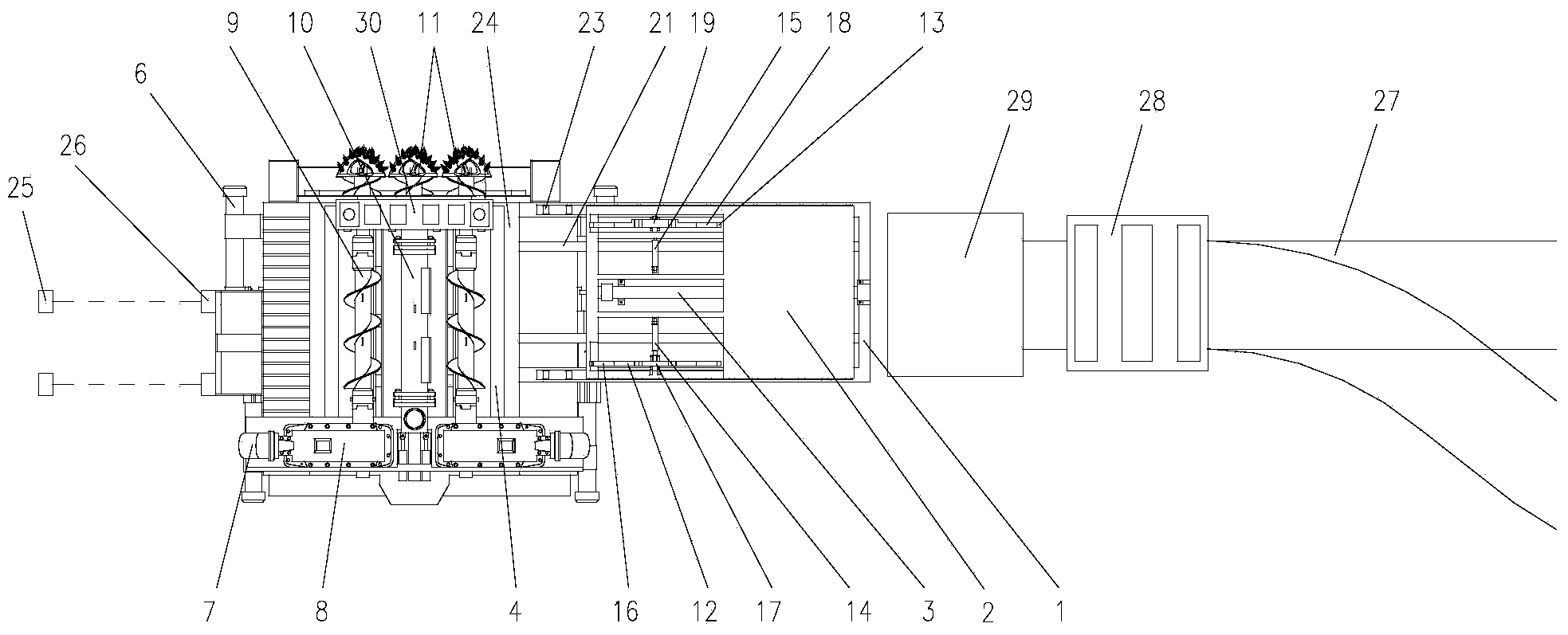 Coal mining system capable of automatically assembling and disassembling drill rod groups