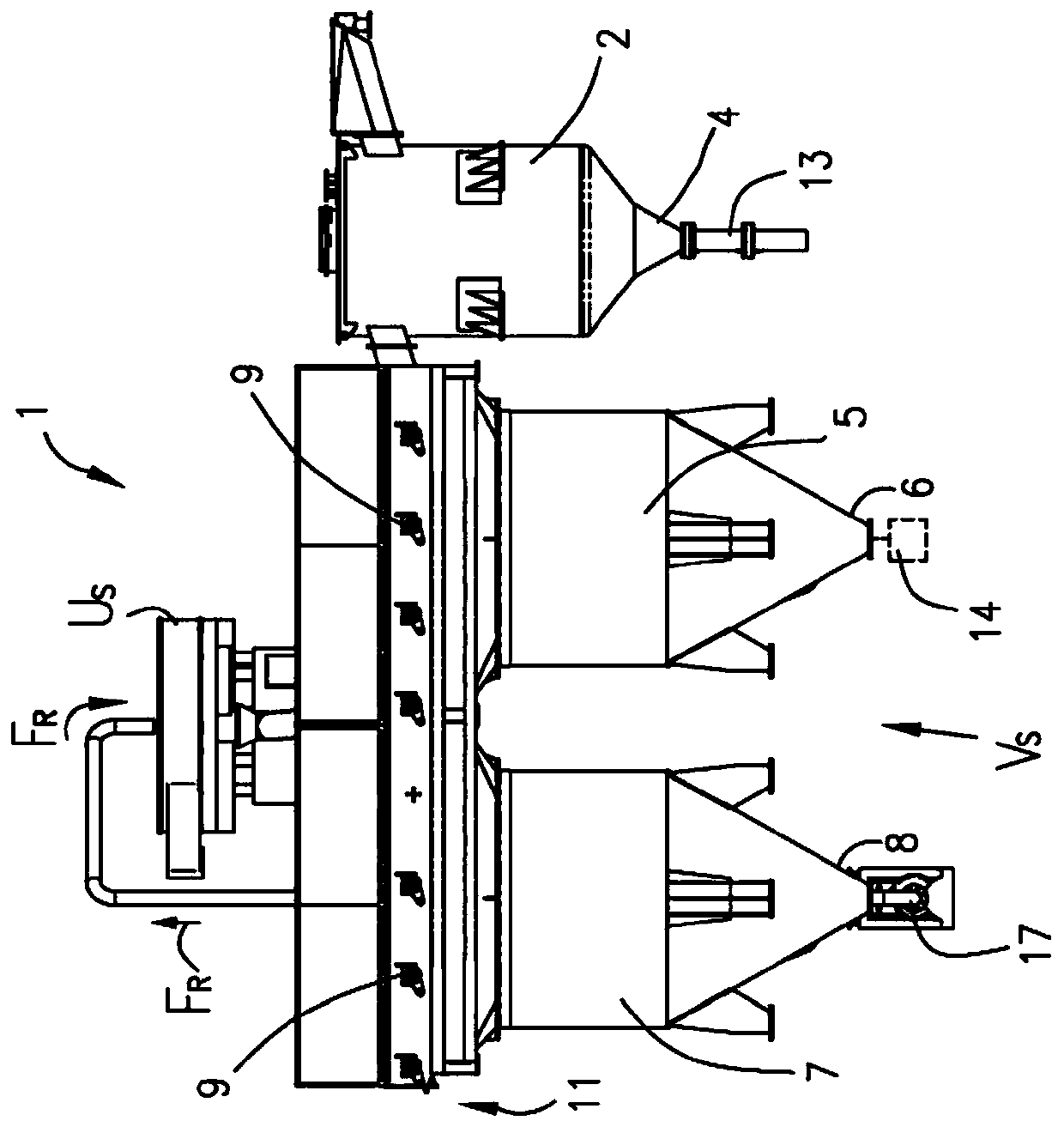 Method and apparatus for washing plastics materials