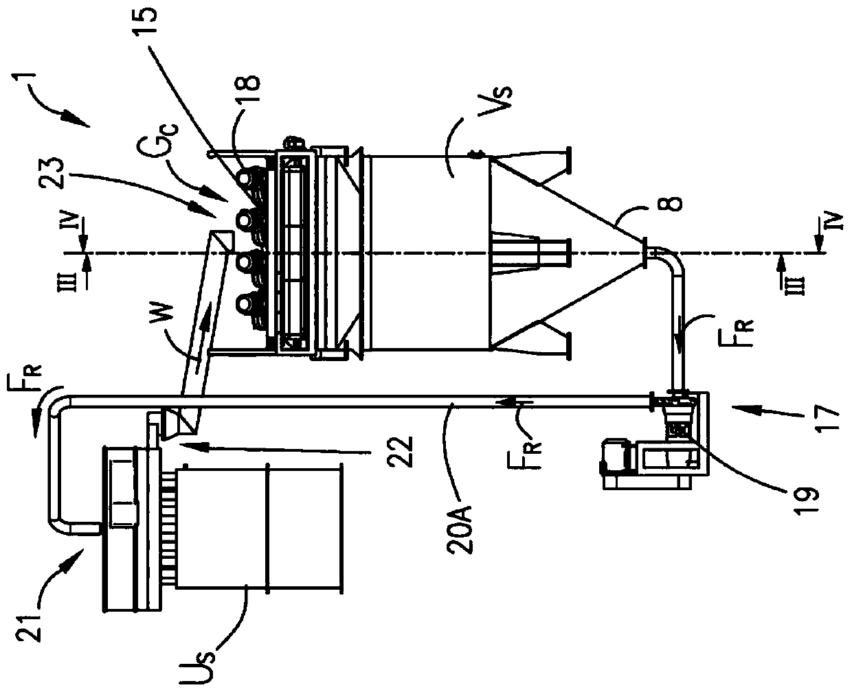 Method and apparatus for washing plastics materials