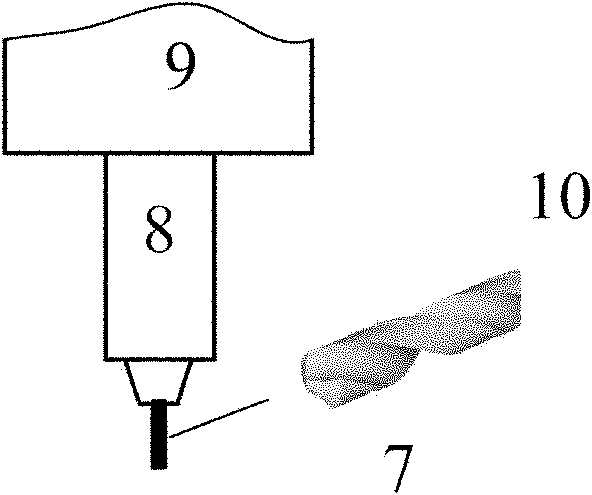 Electrolytic electric spark cutting composite micromachining device and method