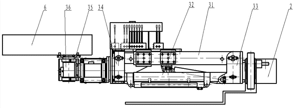 Narrow-machine-body full-hydraulic bolt and anchor cable drill carriage for coal mine tunnel