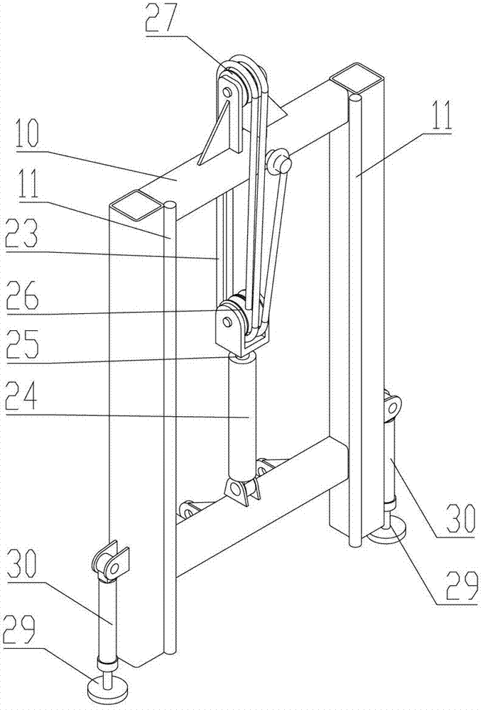 Wheel drilling machine