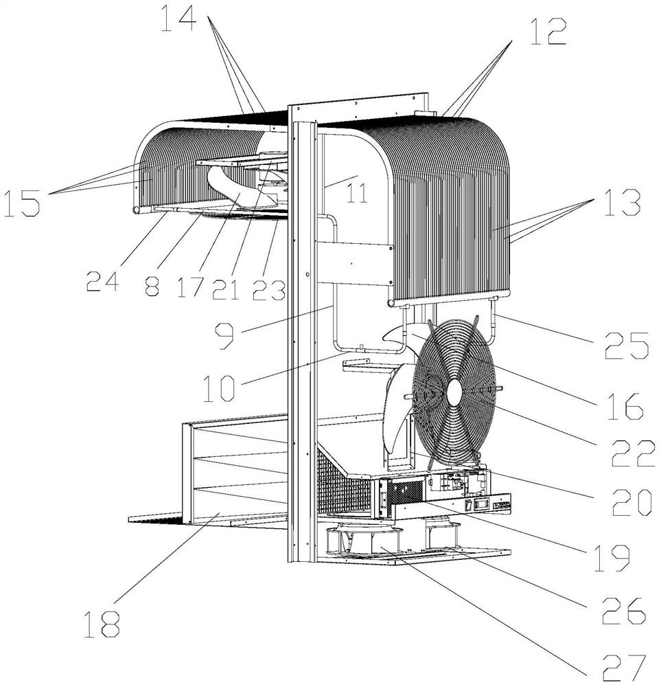 Heat exchange device based on communication base station