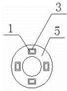 Flange pipeline connection method based on electromagnetic control