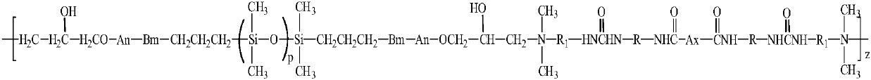 High-elasticity resin modified silicone oil and preparation method thereof