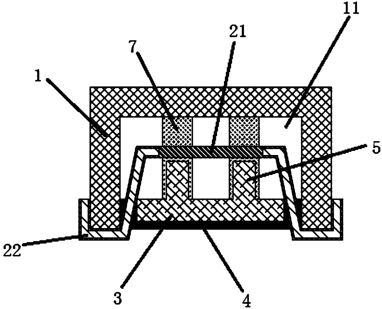 Surface-mounting fuse and production method thereof