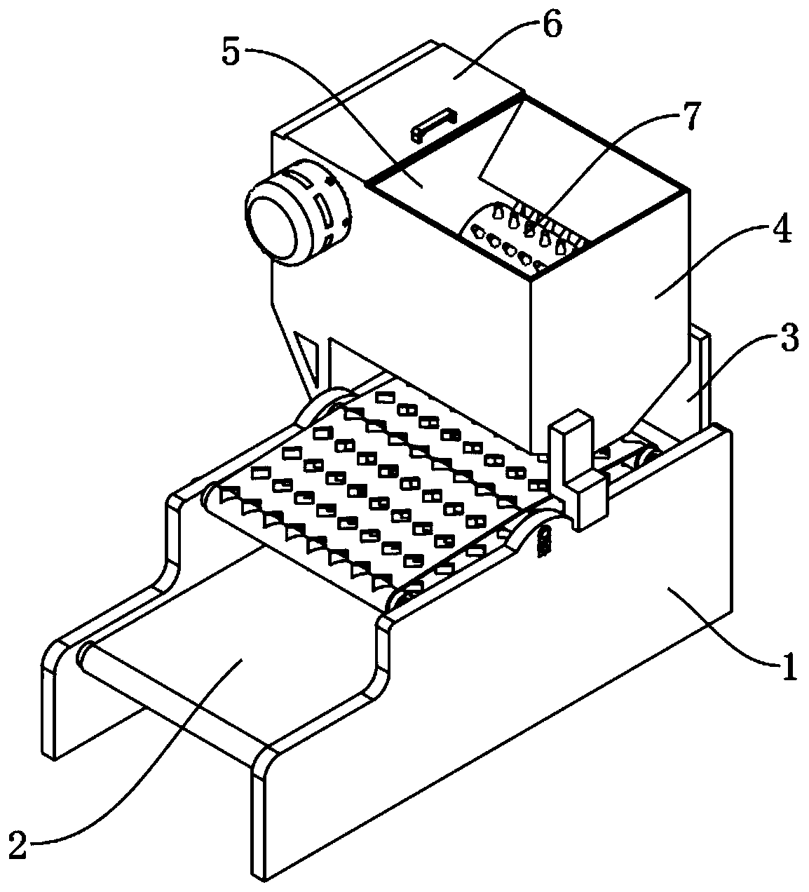 Machining breaking device for food engineering