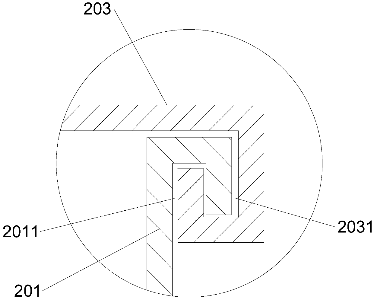 Low-vibration three-phase asynchronous motor