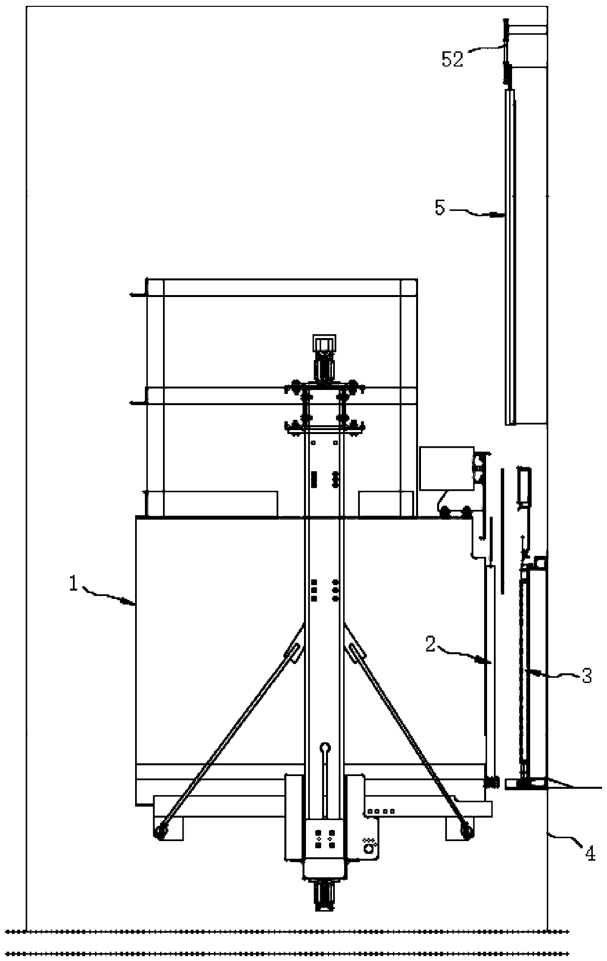 Marine elevator watertight method and structure