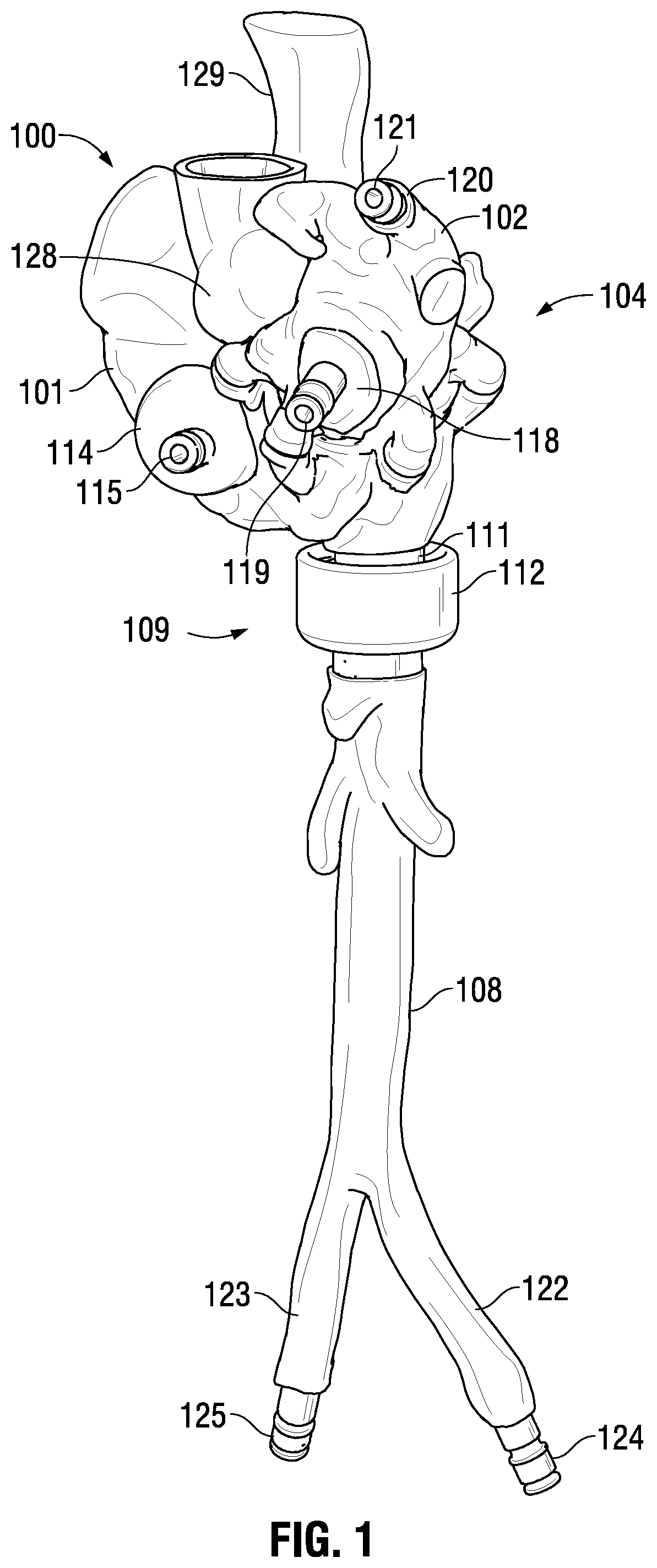 Anatomical structure model and components for use in training surgical procedures