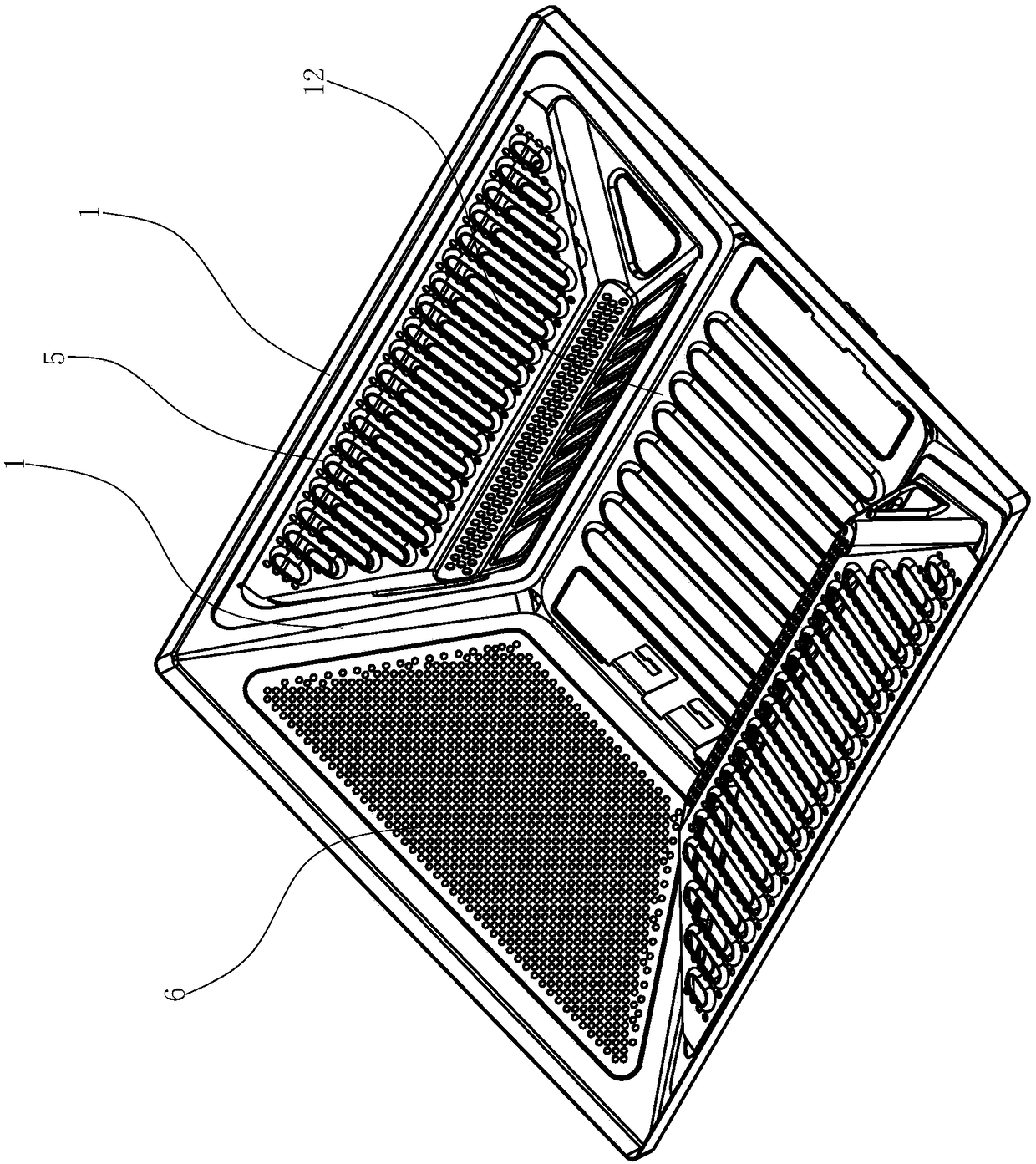 Filter screen for range hood