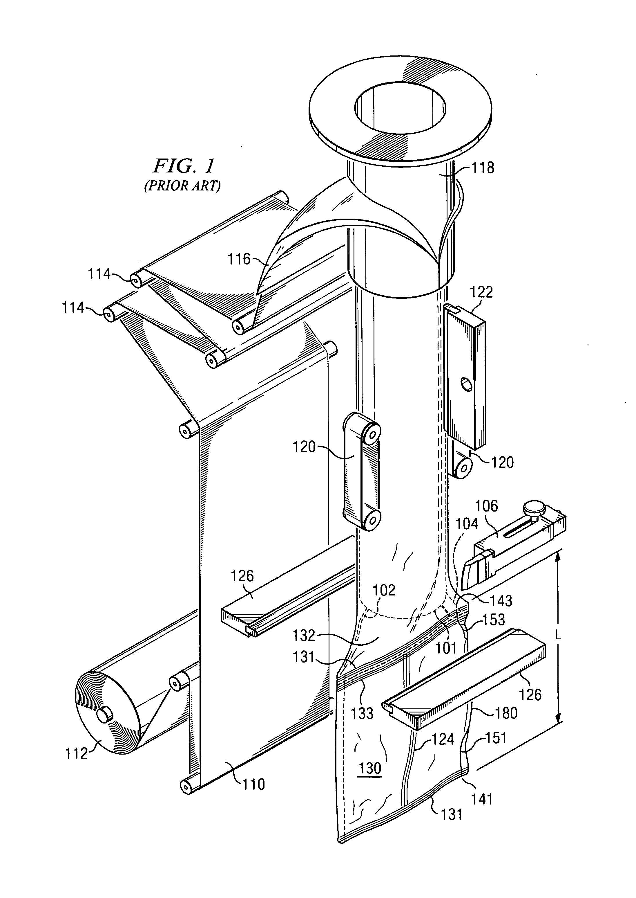 Method and apparatus for providing end seals on vertical stand-up packages