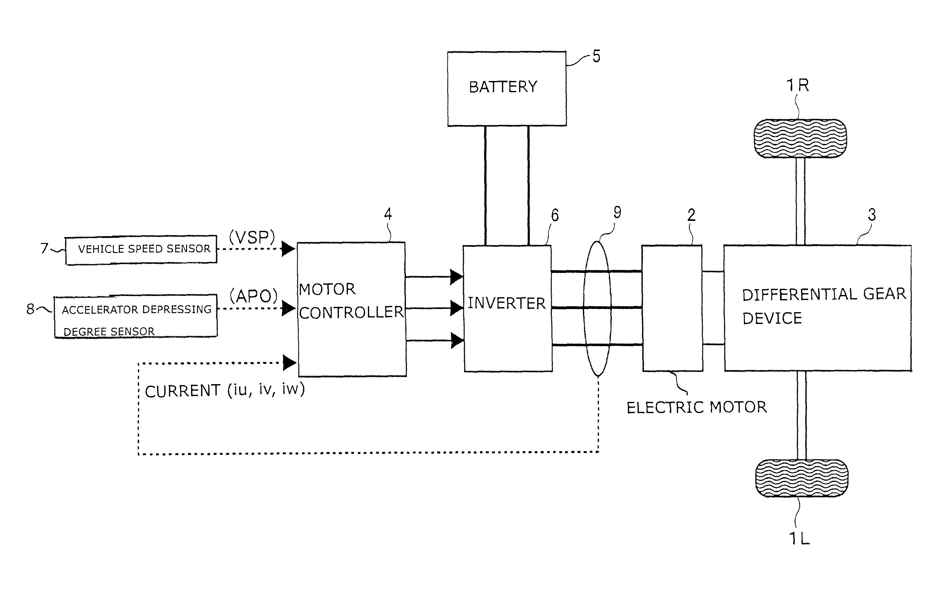 Torque response control apparatus for electric motor of vehicle