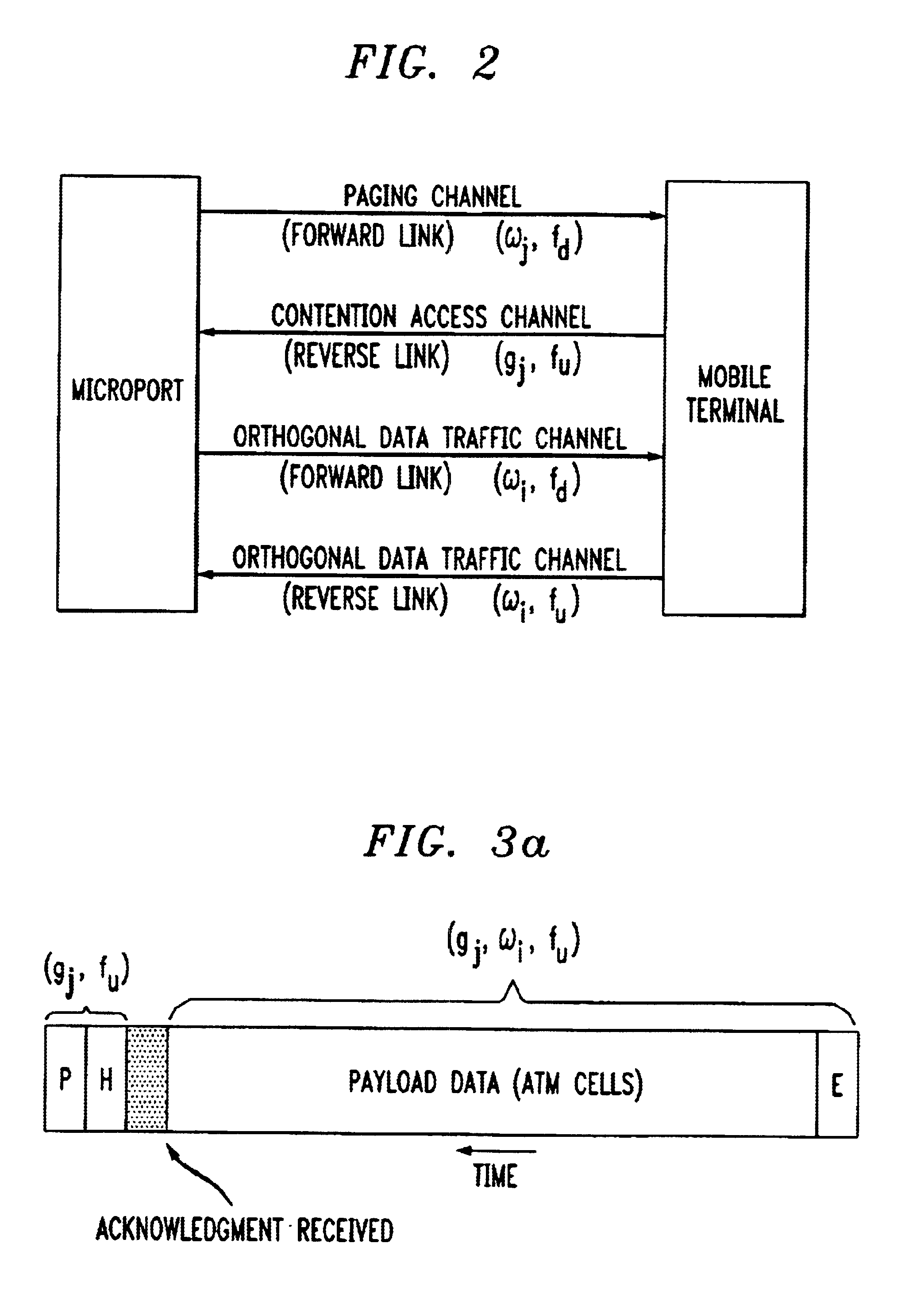 CDMA to packet-switching interface for code division switching in a terrestrial wireless system