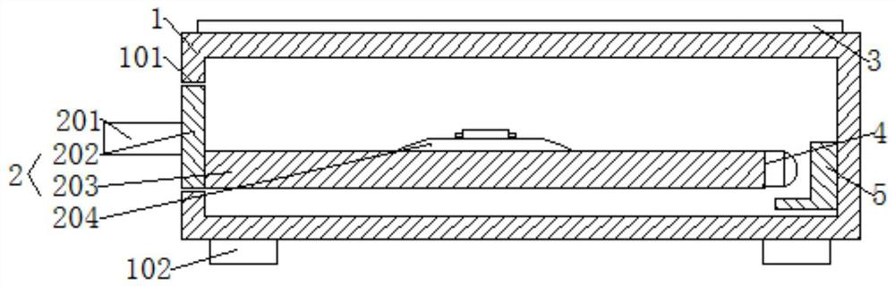 Recitation and dictation assisting device for secondary vocational Chinese teaching and using method thereof