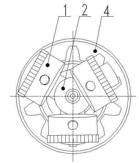 Planetary gear spherical surface measuring device