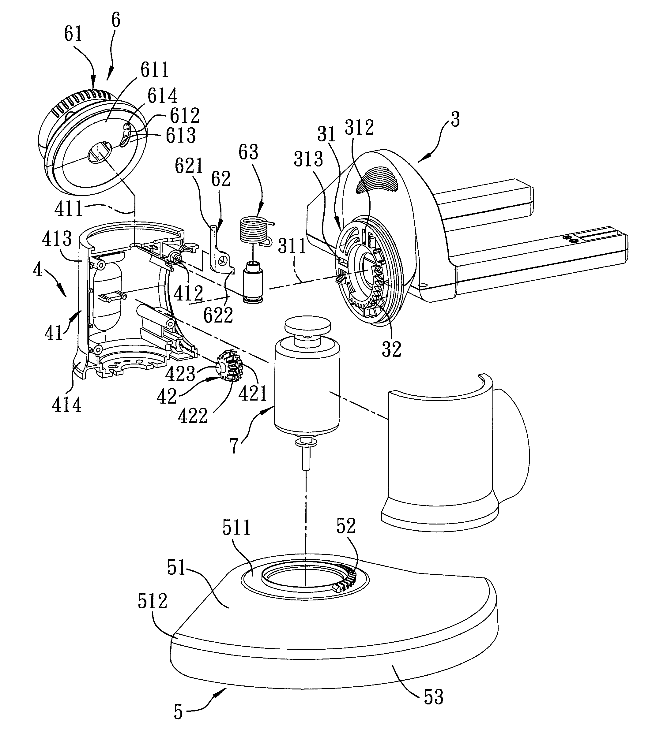 Auxiliary device for a lawn mower