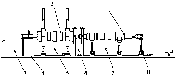 A flexible shaft hole automatic assembly device applied to large precision equipment