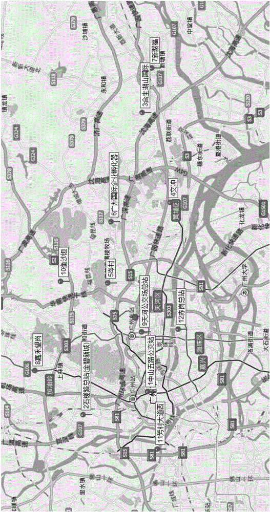 Appointment-data-based automatic route arranging system and method for customized bus