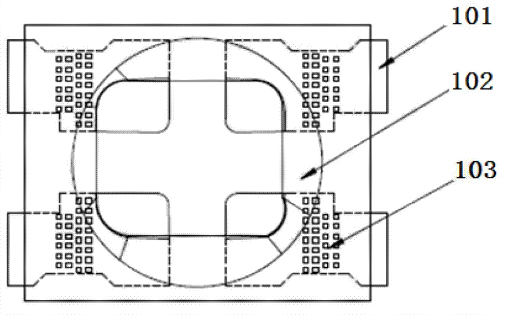 High-reliability LED (light emitting diode) bracket and LED device thereof