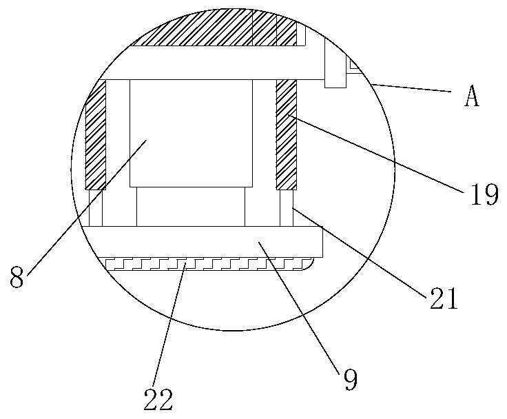 Adult respiratory tract obstruction discharging device for respiratory medicine department