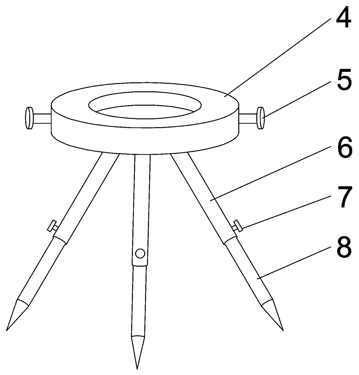 Forest hydrological regulation monitoring device