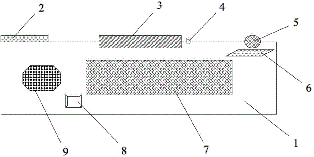 Office table with radiation protection and air purification functions