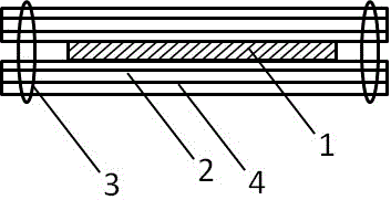 Composite solar cell photovoltaic ribbon