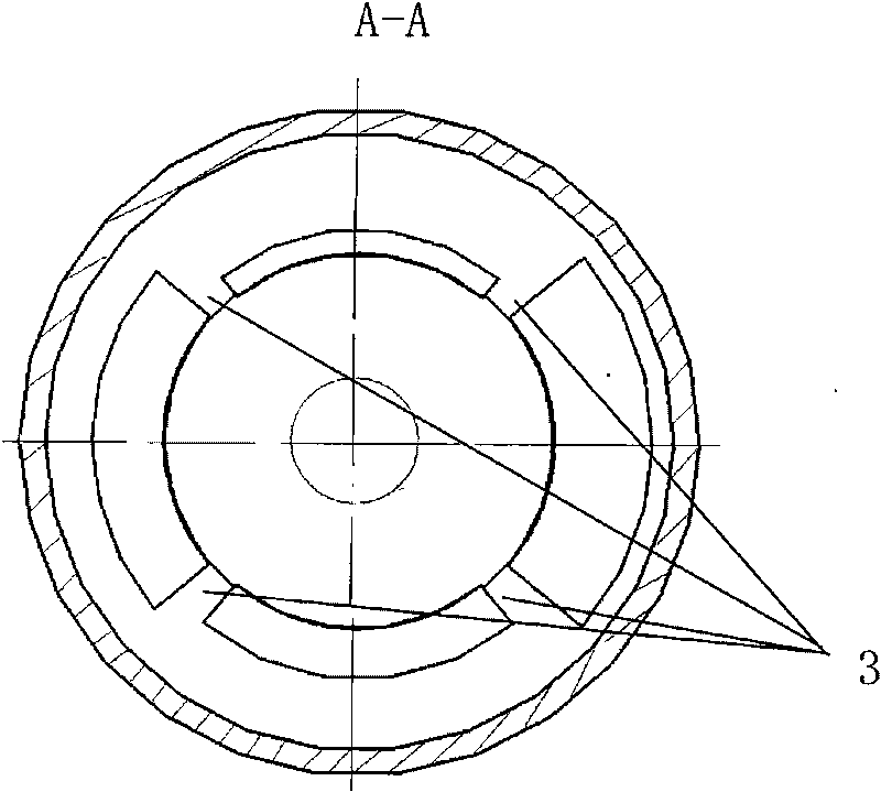 Cyclone type oil-gas separator of engine