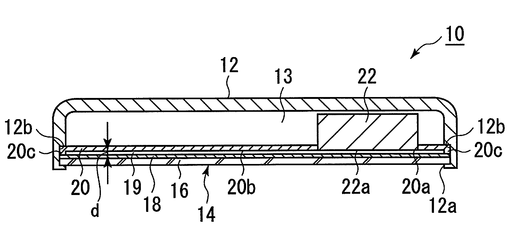 Light-emitting display device-equipped rear-view mirror