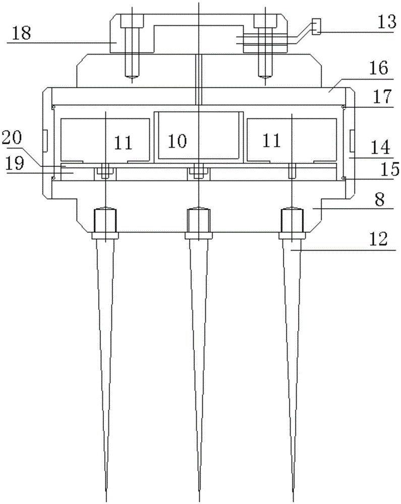 Passive piezoelectric geophone movement, and passive piezoelectric detector based on the same