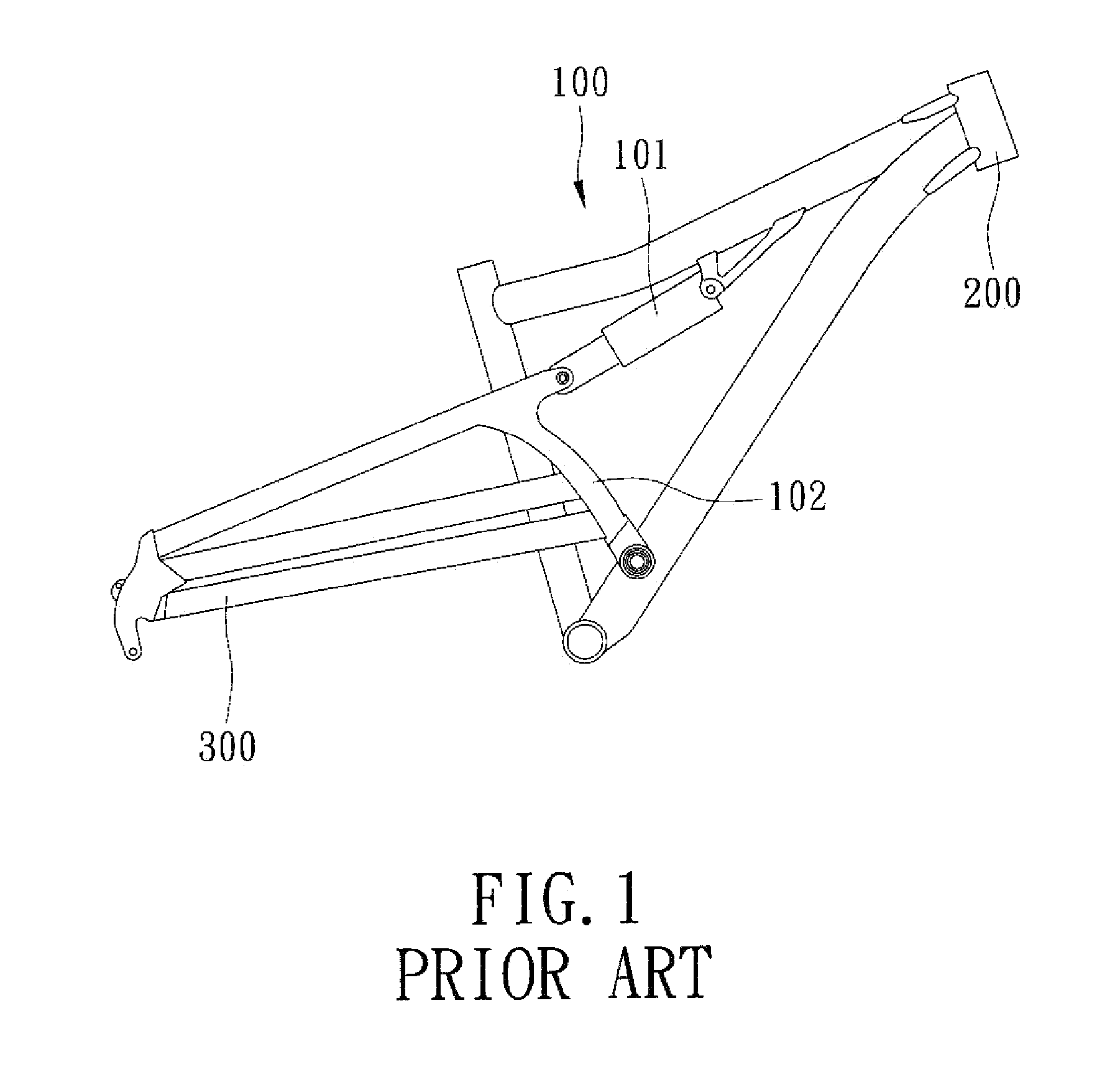 Bicycle rear suspension system