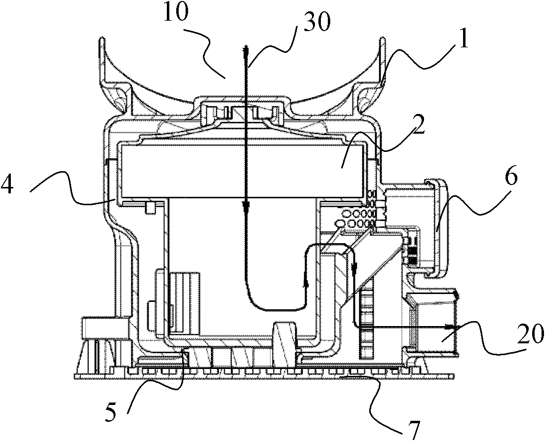 Motor cabin with variable frequency resonant cavity