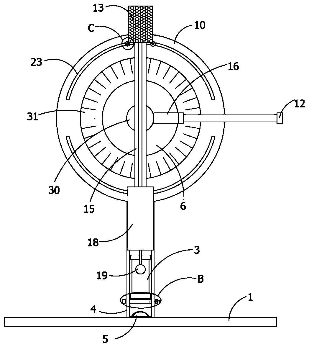 Circular motion experiment instrument and using method thereof