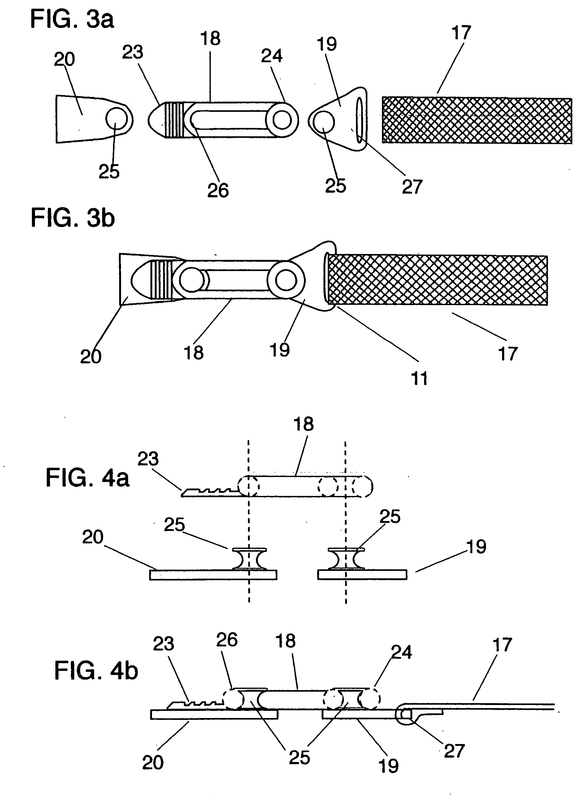 Footwear with exchangeable fastening system